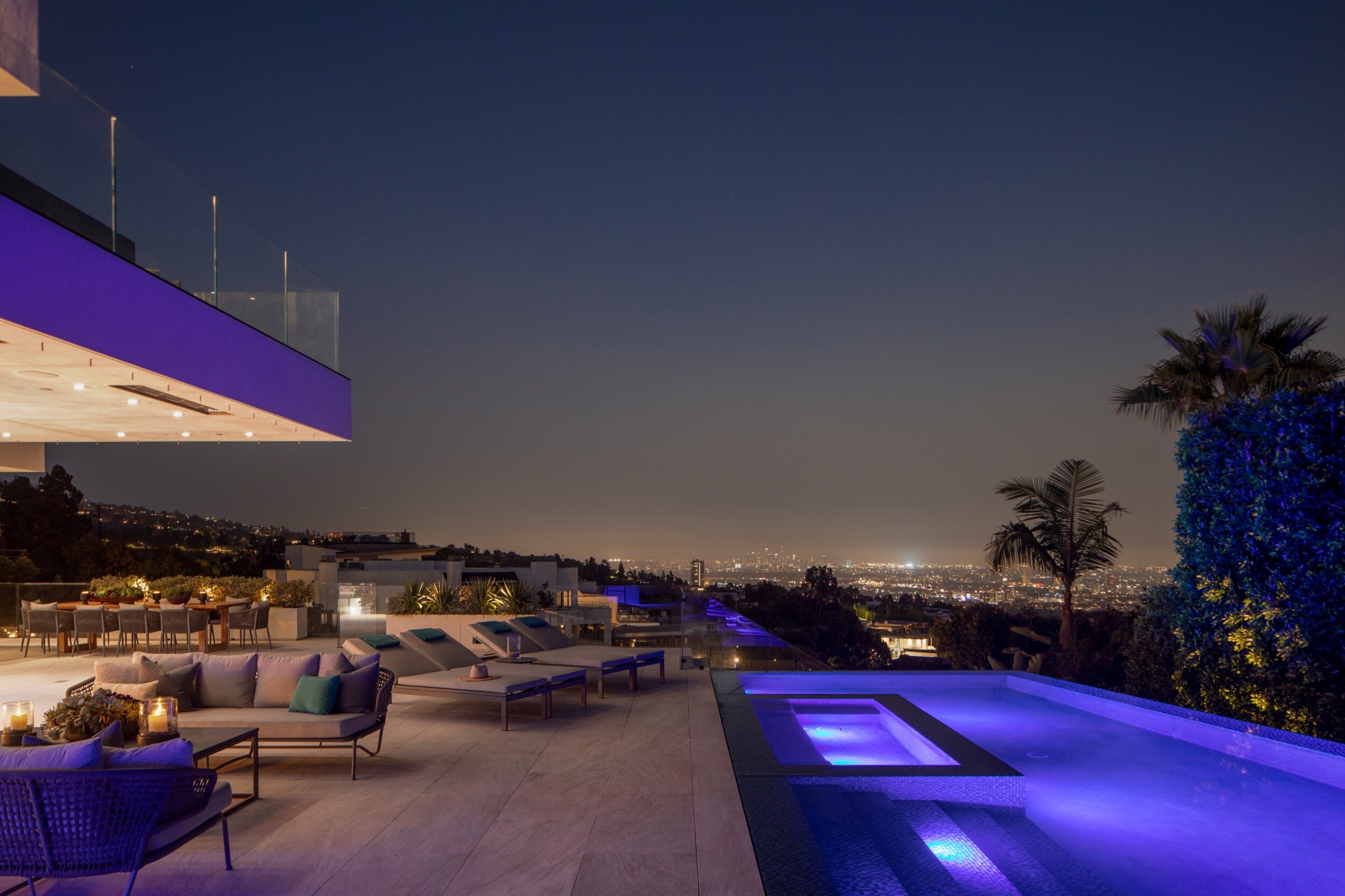 summitridge drive, a luxury hilltop estate in beverly hills with rooftop spa & guest house — whipple russell architects