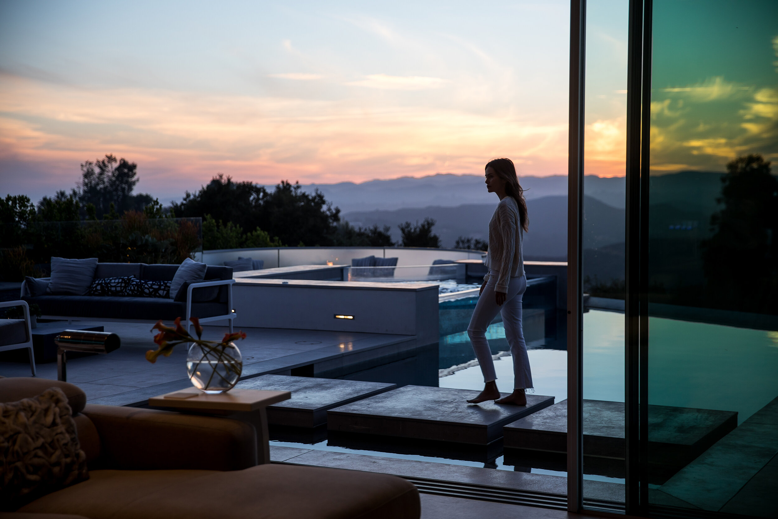 trousdale, a beverly hills luxury home with modern skylit atrium — whipple russell architects