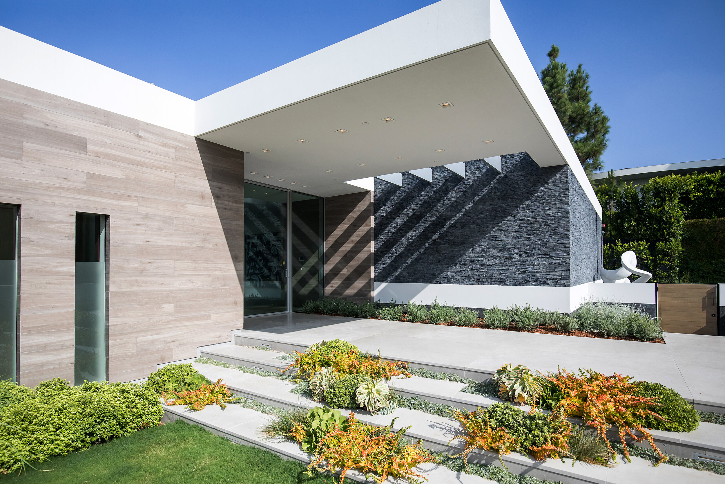trousdale, a beverly hills luxury home with modern skylit atrium — whipple russell architects