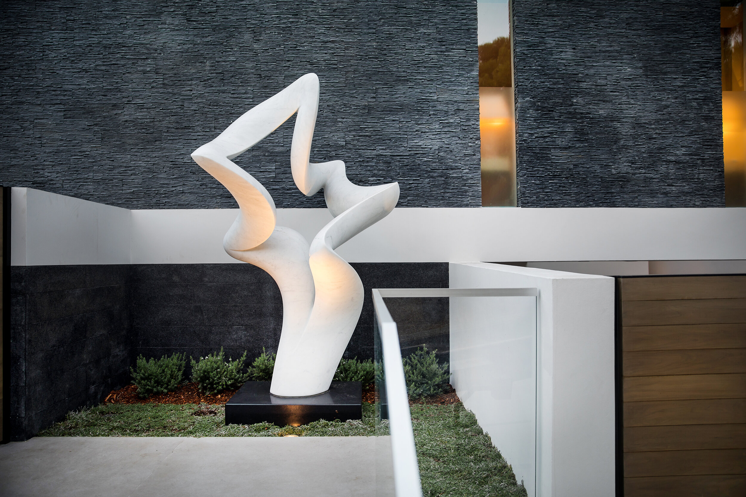trousdale, a beverly hills luxury home with modern skylit atrium — whipple russell architects