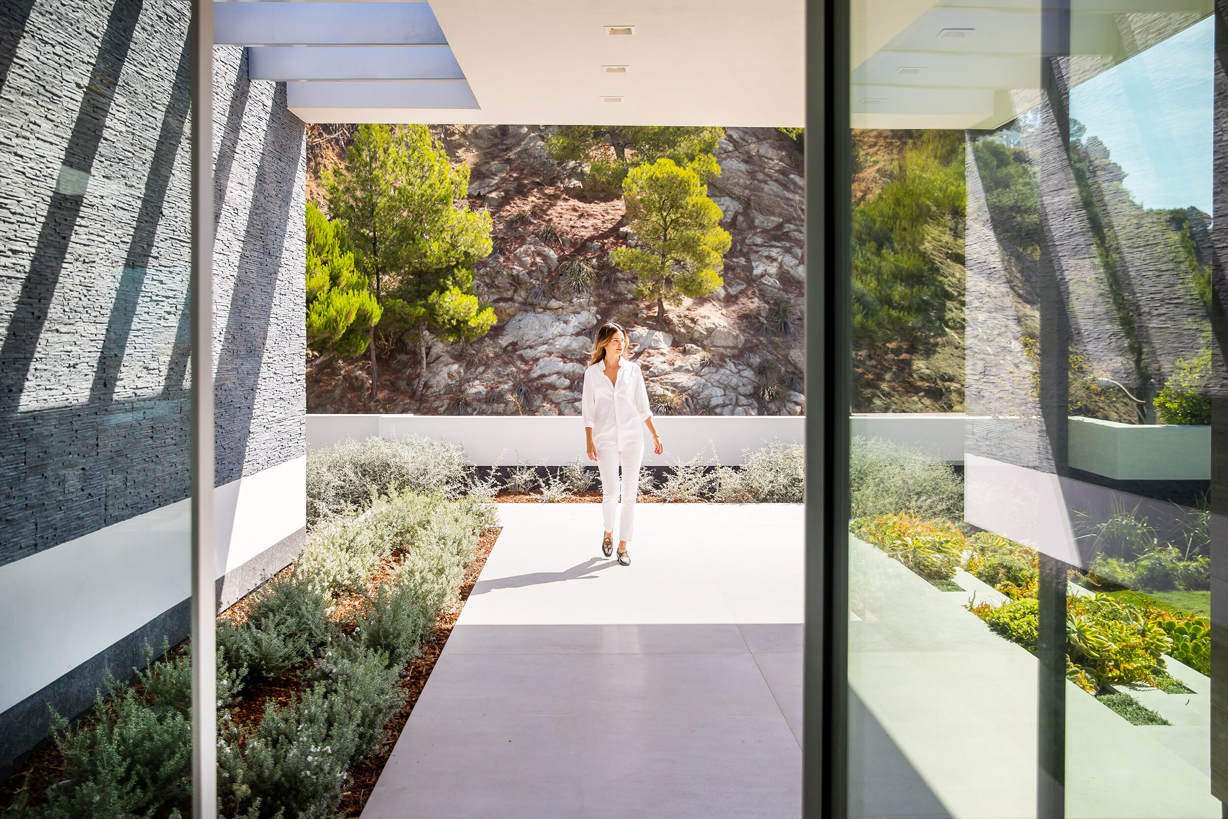 trousdale, a beverly hills luxury home with modern skylit atrium — whipple russell architects