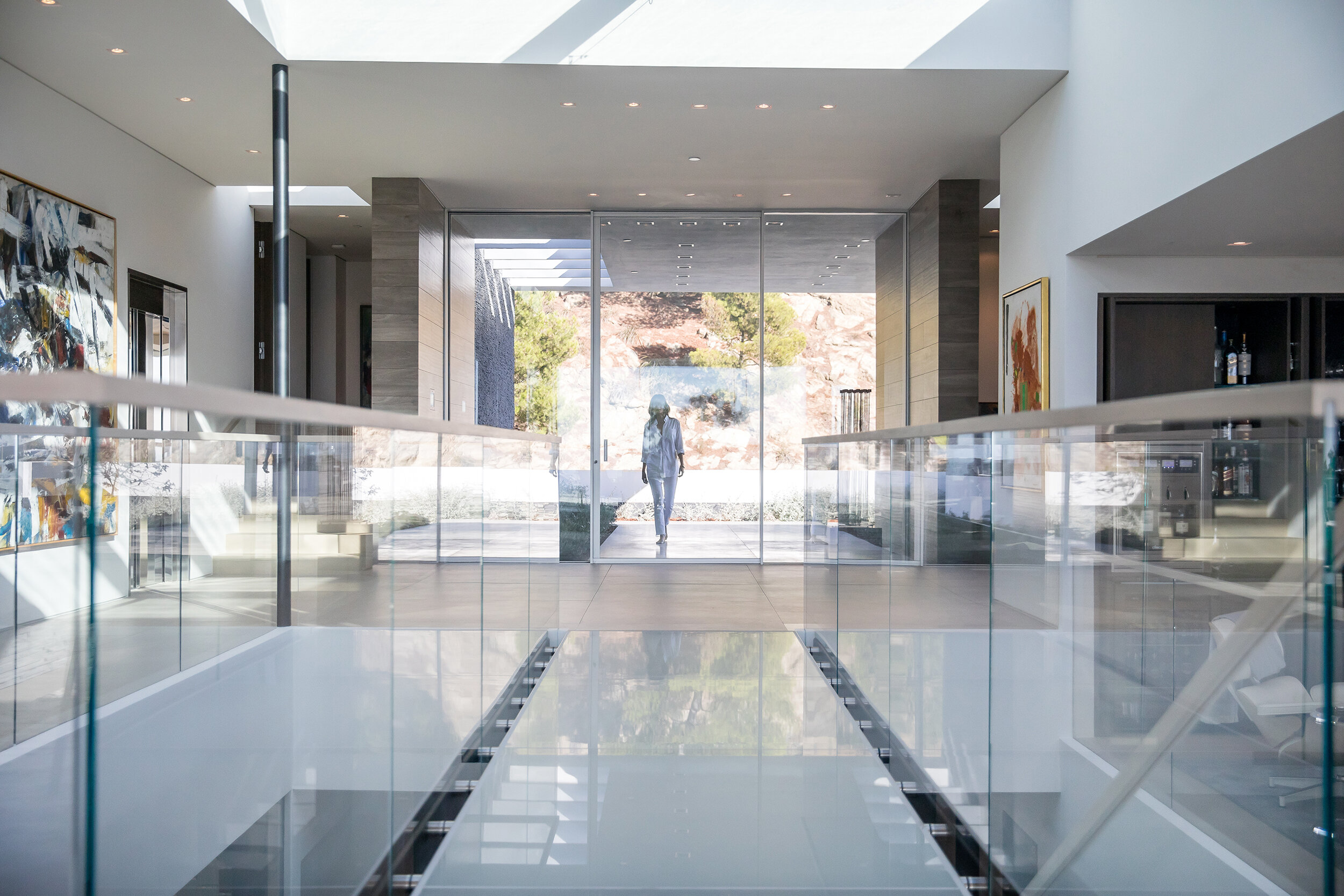 trousdale, a beverly hills luxury home with modern skylit atrium — whipple russell architects