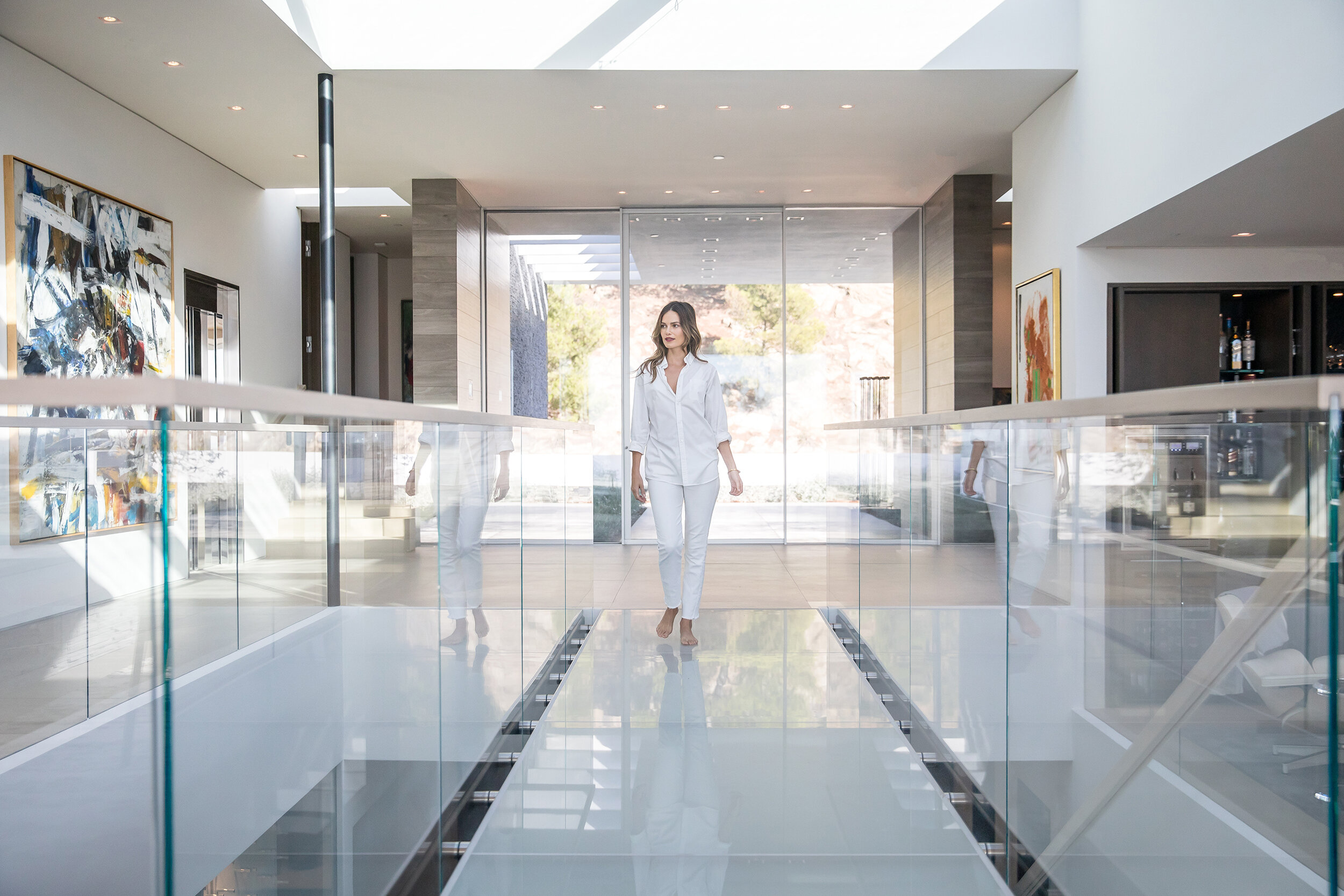 trousdale, a beverly hills luxury home with modern skylit atrium — whipple russell architects