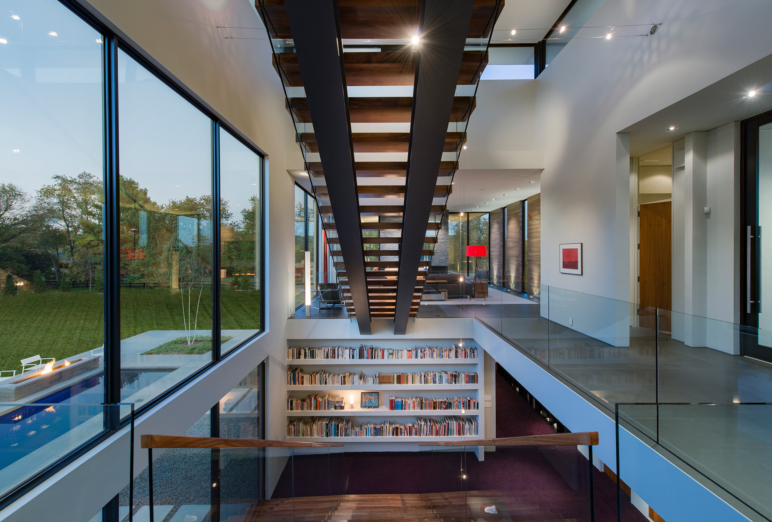 walker road, a modern family home in great falls, va with luxury geo — whipple russell architects