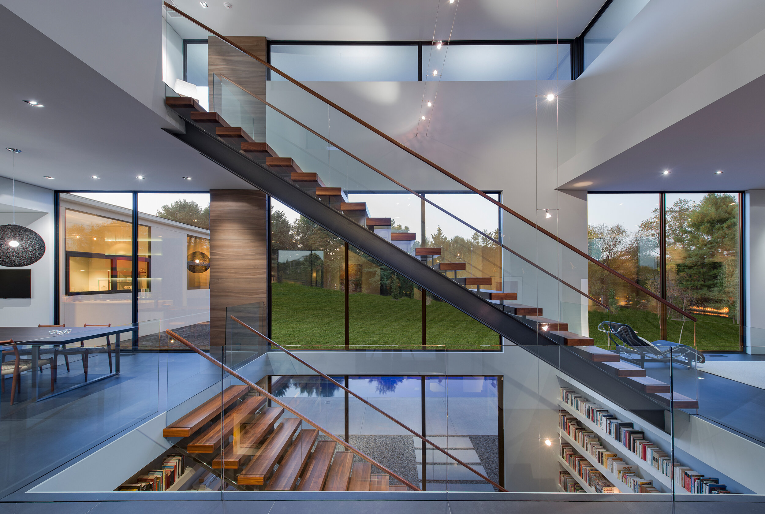 walker road, a modern family home in great falls, va with luxury geo — whipple russell architects