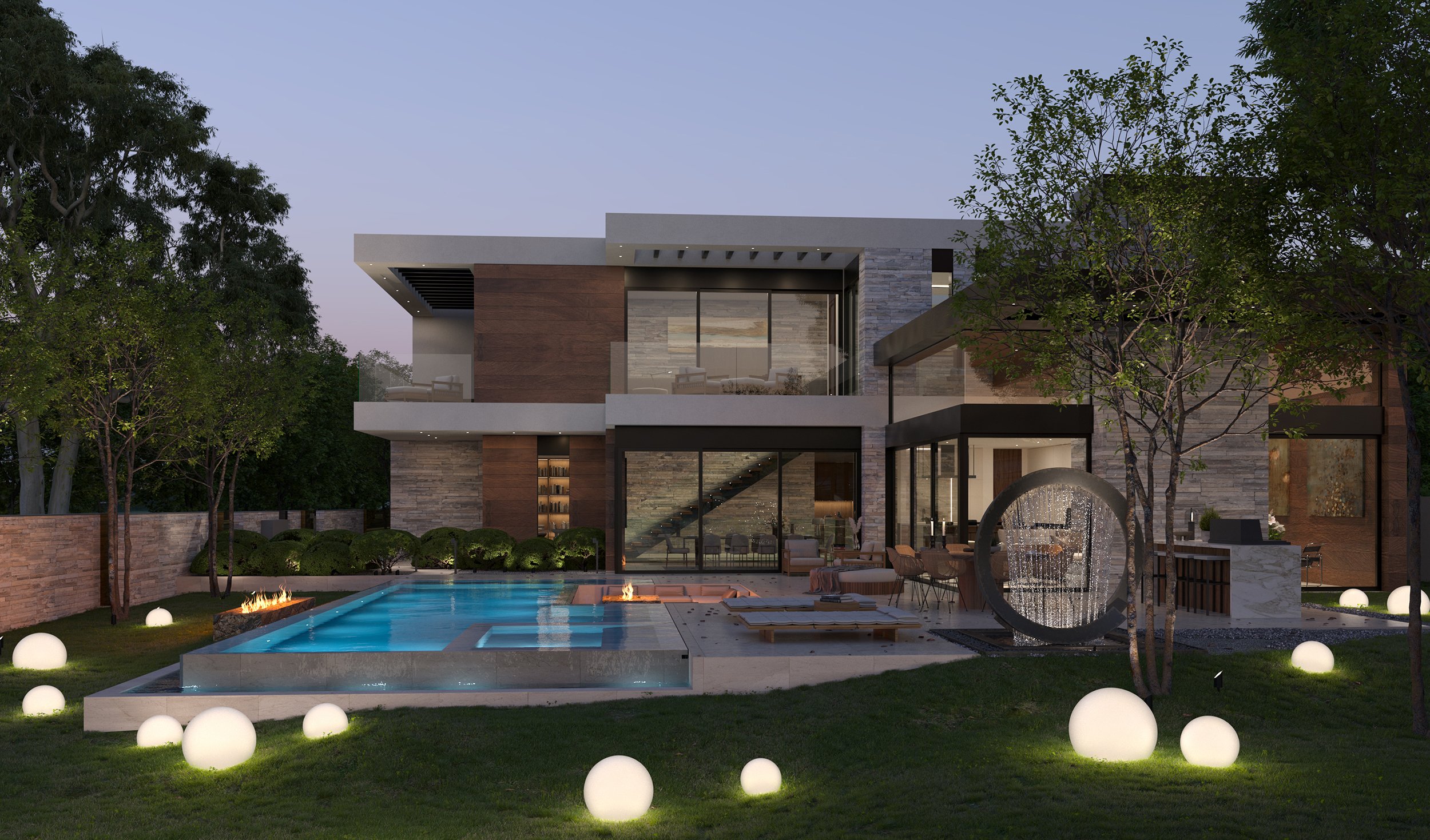 bonhill brentwood los angeles luxury modern home — whipple russell architects
