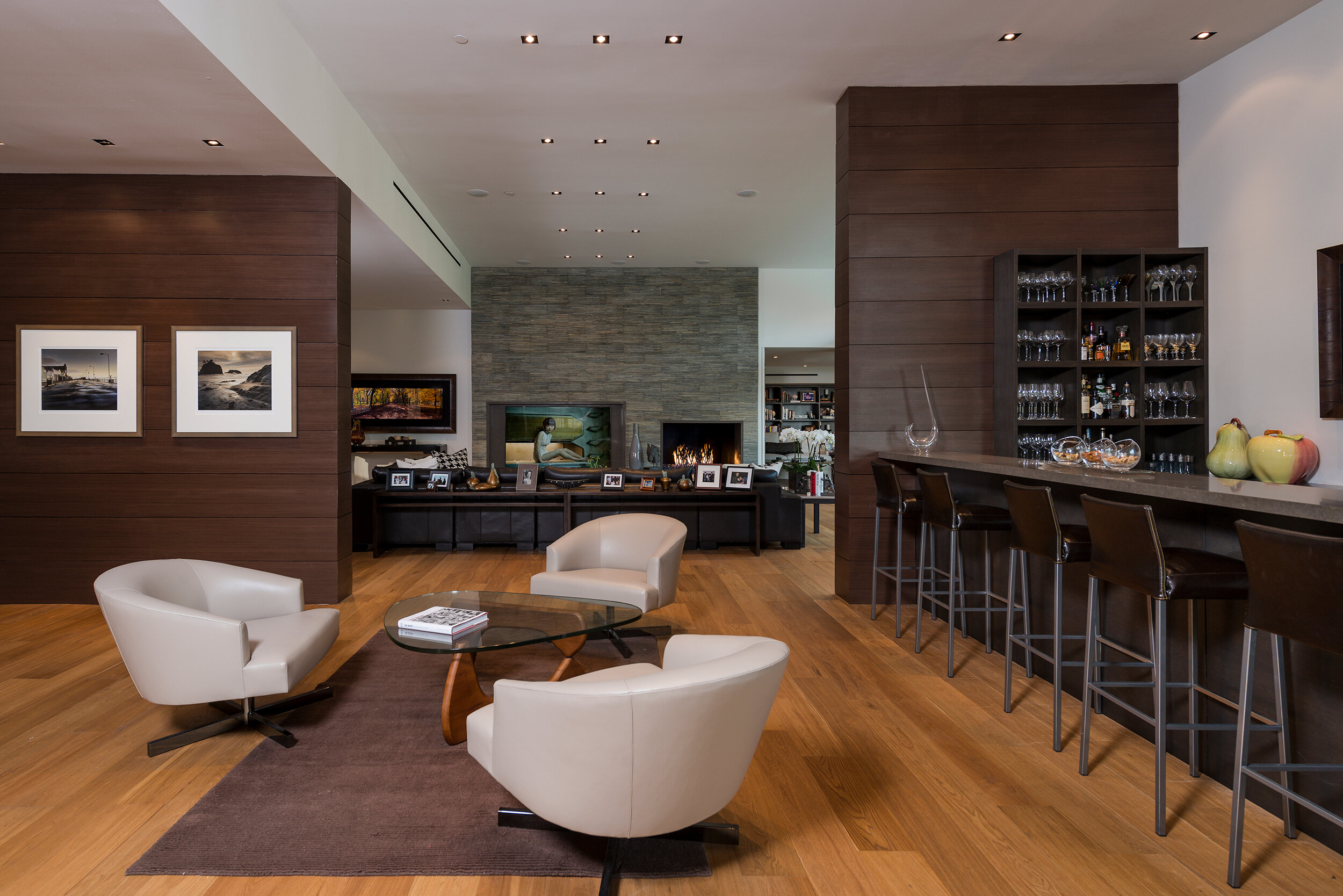 wallace ridge, a modern beverly hills home with rooftop lounge, central pool & music studio — whipple russell architects