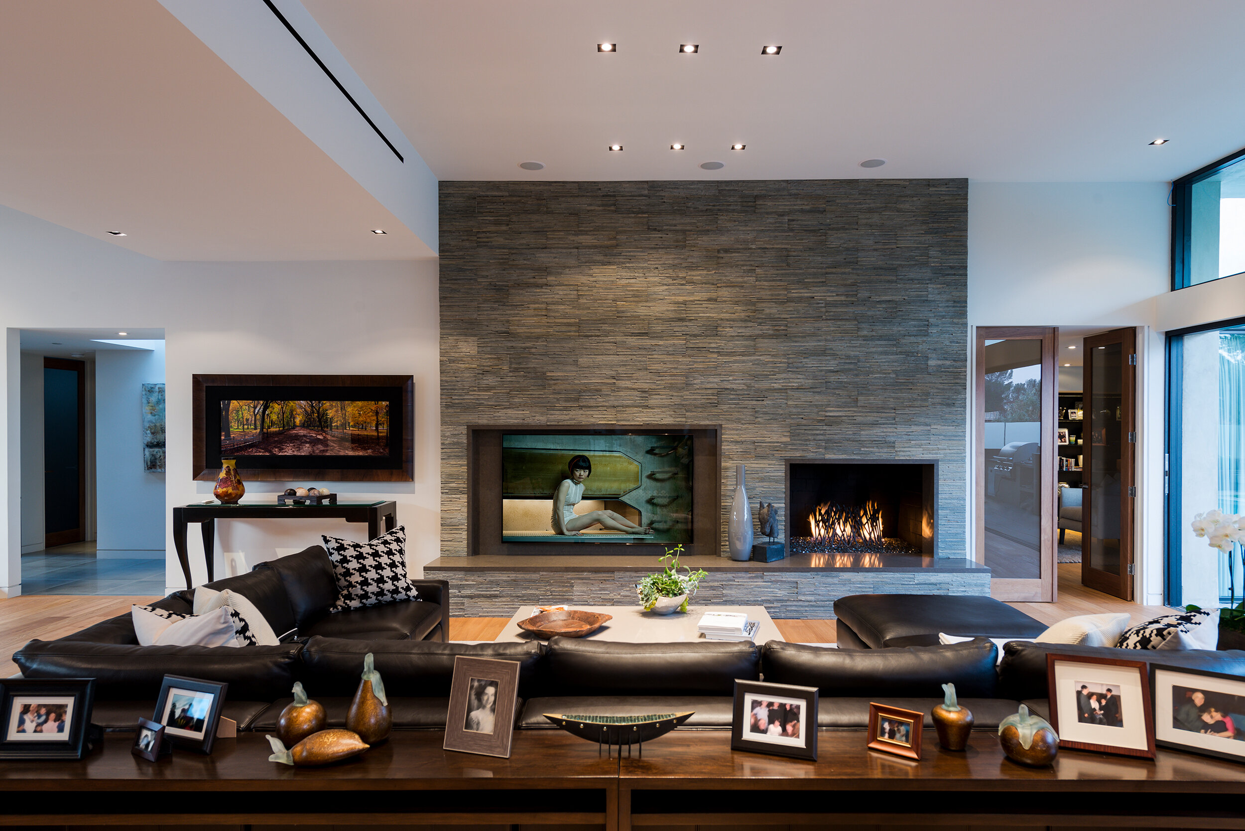 wallace ridge, a modern beverly hills home with rooftop lounge, central pool & music studio — whipple russell architects